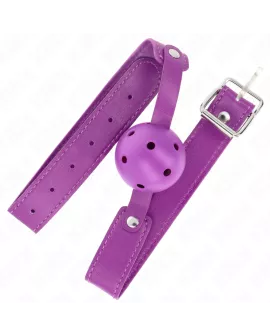 KINK Lila Atmungsaktiver Ball - 4,5 cm, 65 x 2,5 cm