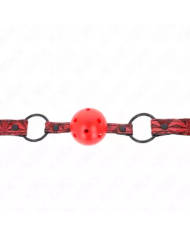 KINK Rautenmuster Ball-Gag 4,5 cm - Verstellbar 42-60 cm
