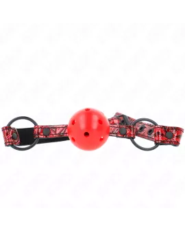 KINK Rautenmuster Ball-Gag 4,5 cm - Verstellbar 42-60 cm