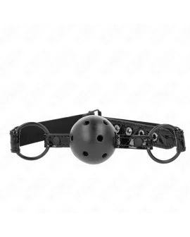 KINK Rautenmuster-Ballgag Modell 3 - 4,5 cm, verstellbar 42-60 cm