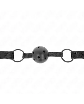 KINK Rautenmuster-Ballgag Modell 3 - 4,5 cm, verstellbar 42-60 cm
