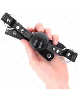 KINK Ball Knebel 4 cm - Spitzniet Schnappverschluss 65x2 cm