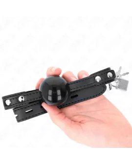 KINK Soft TPE Ballknebel 4 cm - Modell 3 verstellbar 37-52 cm