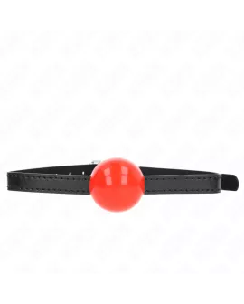 KINK - Roter Fester Ballgag 4 cm, 65 x 1,5 cm