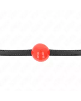 KINK - Roter Fester Ballgag 4 cm, 65 x 1,5 cm