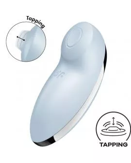 SATISFYER - TAP & CLIMAX 2 VIBRATOR & STIMULATOR BLAU