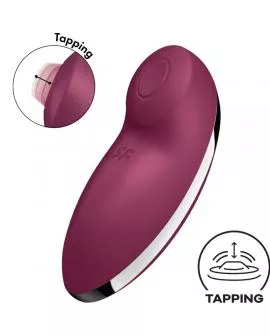 SATISFYER - TAP & CLIMAX 2 VIBRATOR & STIMULATOR ROT