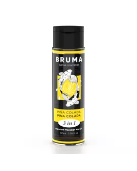 Bruma Premium-Massageöl Wärmeeffekt - Pina Colada 100 ml