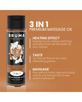 BRUMA Premium-Massageöl Wärmeeffekt Cupcake 3in1 - 100ml