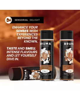 BRUMA Premium-Massageöl Wärmeeffekt Cupcake 3in1 - 100ml