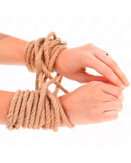 KINK Hanfseil mit Metallkopf 5m - Erotik Bondage