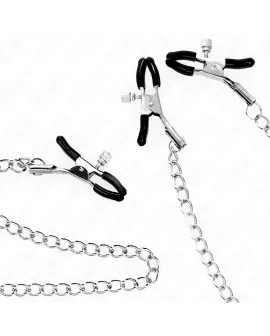 KINK Dreifach-Nippel-Klitoris-Klemmen mit Kette - Modell 0