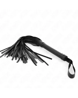 KINK dunkelblaue Perlenpeitsche - 43,5 cm