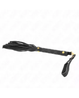 KINK - SCHWARZE WILDLEDER MINI-PEITSCHE 30 CM