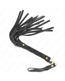 KINK - SCHWARZE WILDLEDER MINI-PEITSCHE 30 CM