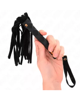 KINK - SCHWARZE WILDLEDER MINI-PEITSCHE 30 CM