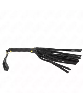 KINK - SCHWARZE WILDLEDER MINI-PEITSCHE 30 CM