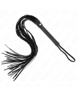 KINK - Schwarze Weich-PVC-Peitsche 70 cm