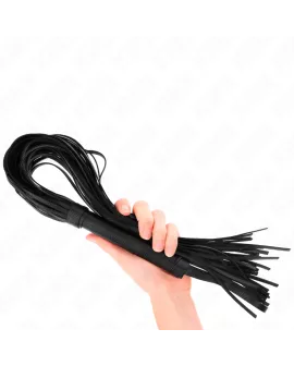 KINK - Schwarze Weich-PVC-Peitsche 70 cm