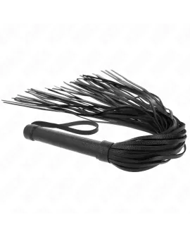 KINK - Schwarze Weich-PVC-Peitsche 70 cm