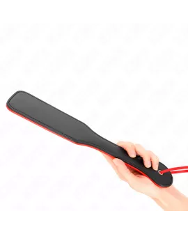 KINK Zweiseitiges Rot-Schwarzes Paddle - 32 x 6 cm