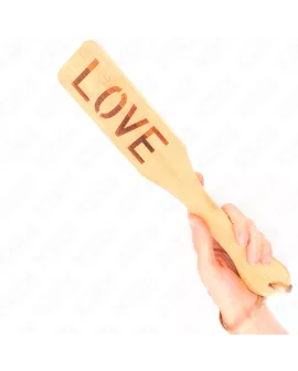 KINK - Bambus-Palette Wort Liebe 32 x 5,5 cm