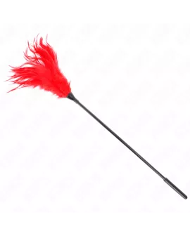 KINK - Rote Kitzelfedern Set 45 cm Länge