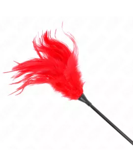 KINK - Rote Kitzelfedern Set 45 cm Länge