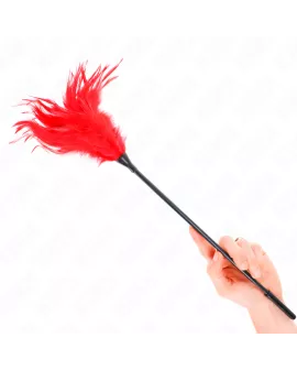KINK - Rote Kitzelfedern Set 45 cm Länge