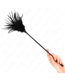 KINK - Mehrere Schwarze Kitzelfedern 45 cm