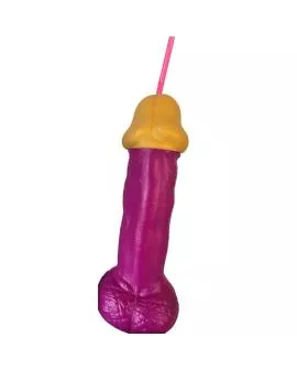 DIABLO PICANTE - Plastik Penisbecher Fuchsia