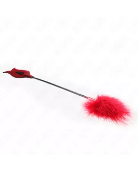 KINK - Tickle Feathers mit Rosenförmigem Paddel 8 cm