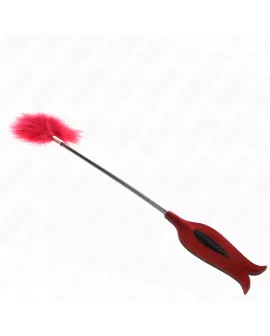 KINK - Tickle Feathers mit Rosenförmigem Paddel 8 cm