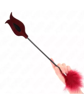 KINK - Tickle Feathers mit Rosenförmigem Paddel 8 cm