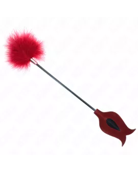 KINK - Tickle Feathers mit Rosenförmigem Paddel 8 cm