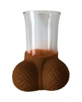 Diablo Picante - Erotisches Kristall-Shotglas Mulato Huevos
