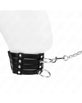 KINK Sub Style Halskette mit Gürtel 65 cm - Verstellbar 35-51 x 7 cm