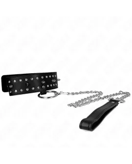 KINK - Halskette mit Leine 65cm - Verstellbar 36-43cm Nieten