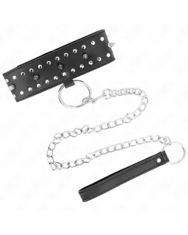 KINK - Halskette mit Leine 65cm - Verstellbar 36-43cm Nieten