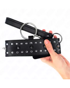 KINK - Halskette mit Leine 65cm - Verstellbar 36-43cm Nieten