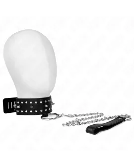KINK - Halskette mit Leine 65cm - Verstellbar 36-43cm Nieten