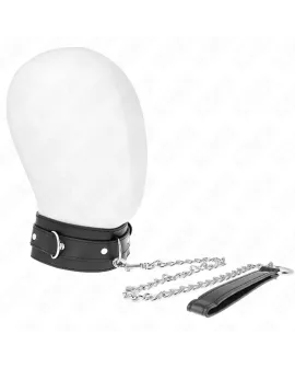 KINK Halsband mit Gürtel - Schwarz 65 cm Riemen 54x4,5 cm