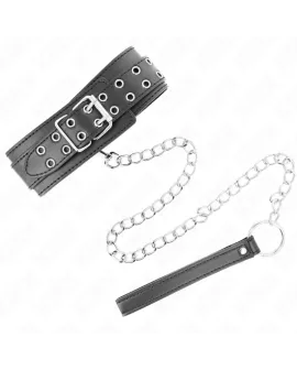 KINK - Halskette mit Riemen 65 cm Silber Verstellbar 33-46 cm