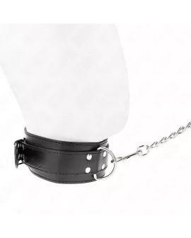 KINK - Halskette mit Riemen 65 cm Silber Verstellbar 33-46 cm
