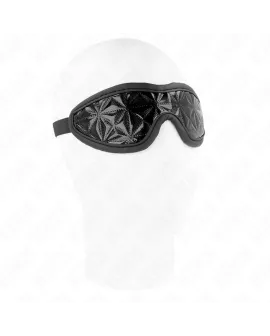 KINK Schwarzes Stirnband mit Rautenmuster - 20,5 x 6 cm