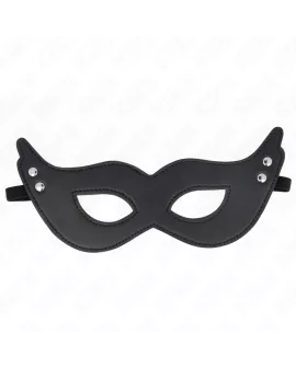 KINK Kunstledermaske mit Nieten Modell 1 - 26 x 8 cm