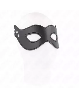 KINK - KUNSTLEDERMASKE MIT NIETEN MODELL 1 26 x 8 CM