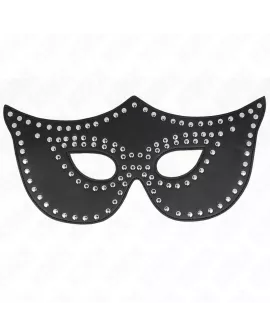 KINK - KUNSTLEDERMASKE MIT NIETEN MODELL 2 30 x 12 CM