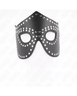 KINK - KUNSTLEDERMASKE MIT NIETEN MODELL 2 30 x 12 CM