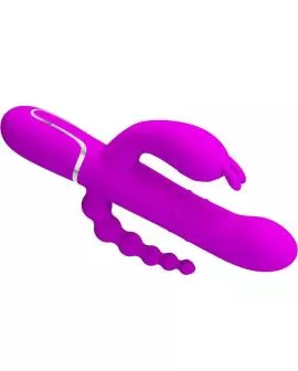 Pretty Love Cammy Triple Vibrator - Multifunktions 4 in 1 Rosa